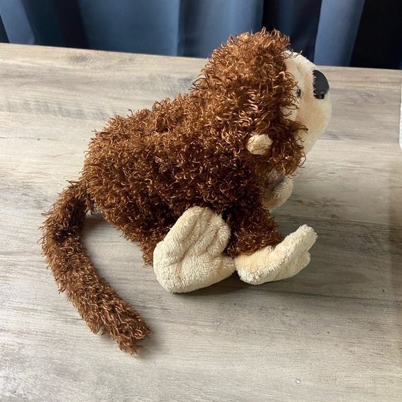 Webkinz Cheeky Monkey, NO code. Brown and Tan Monkey Plush, soft - Picture 4 of 8
